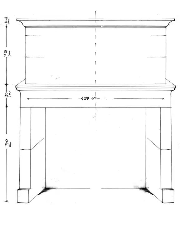Réemploie du manteau pour restau CH régence