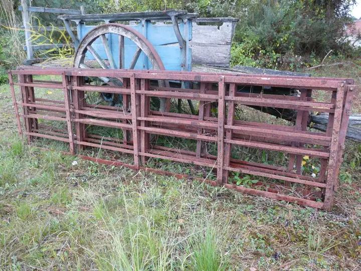 6 panneaux de rambarde boulonnés