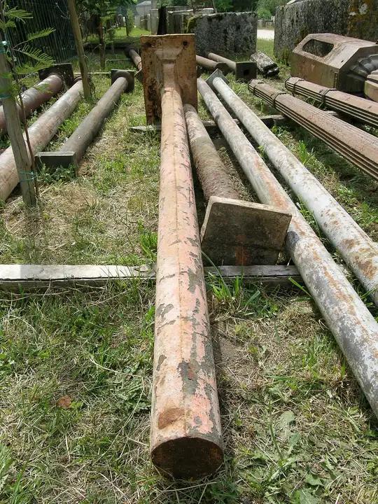 Colonne en fonte en 2
