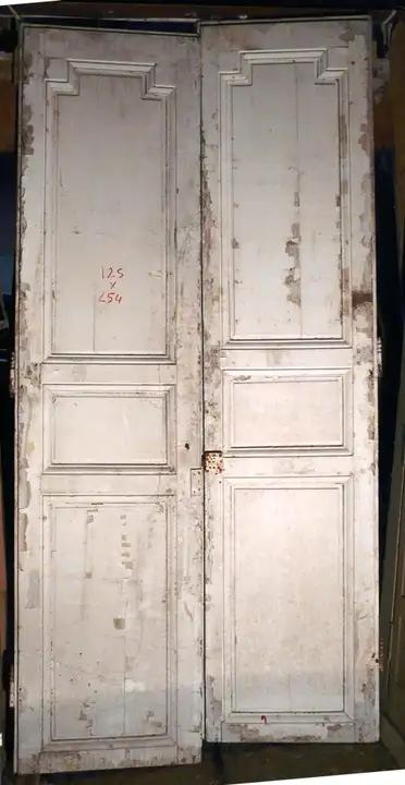 Double porte de placard en bois
