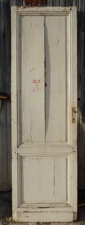 Paire de portes palières Directoire en bois
