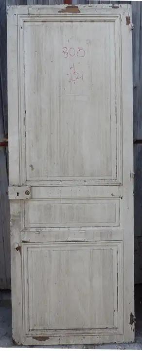 Porte ancienne d'intérieur en bois