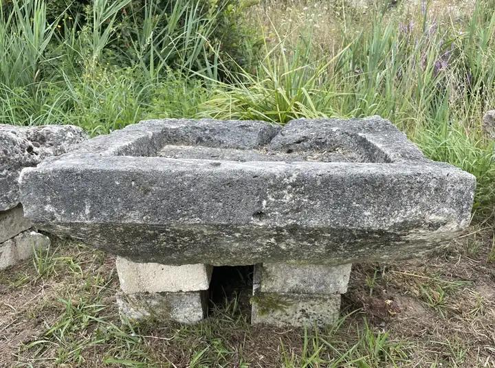 Evier plat ancien