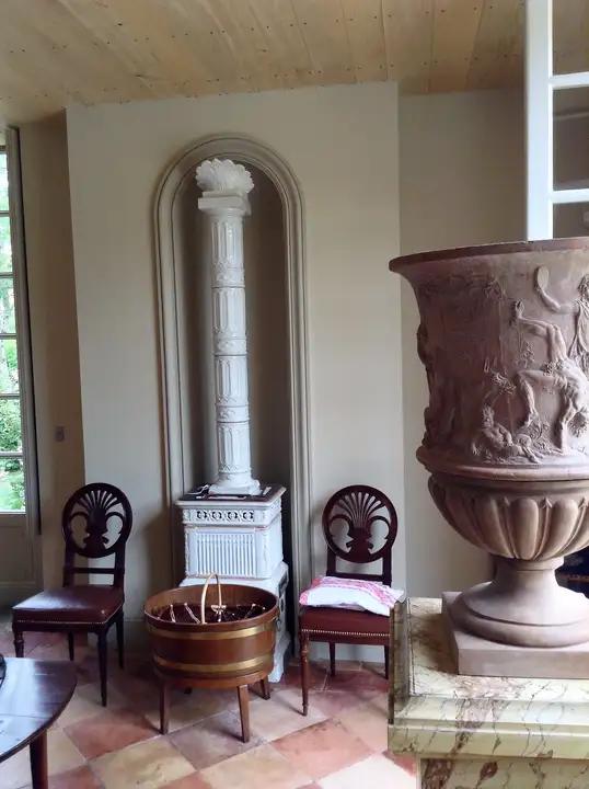 Poêle de décoration en