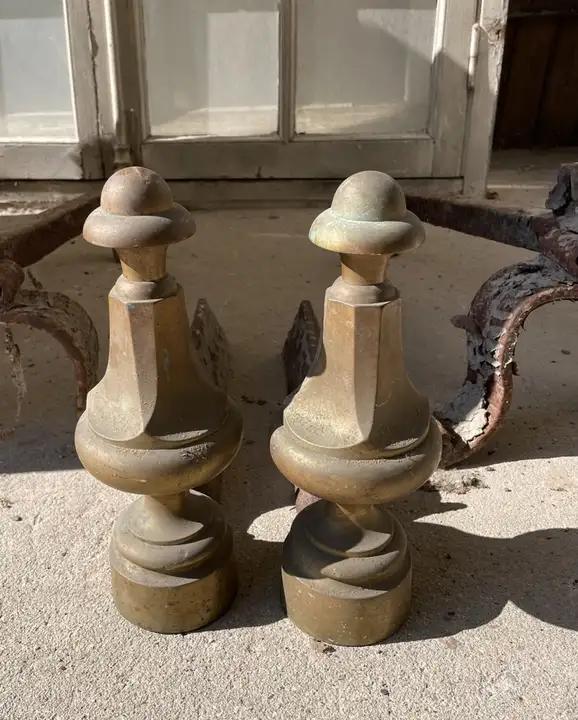 Chenets pour cheminée directoire