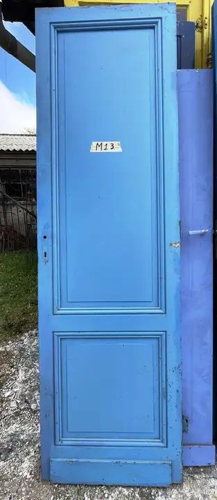 Porte simple pleine à deux panneaux double face