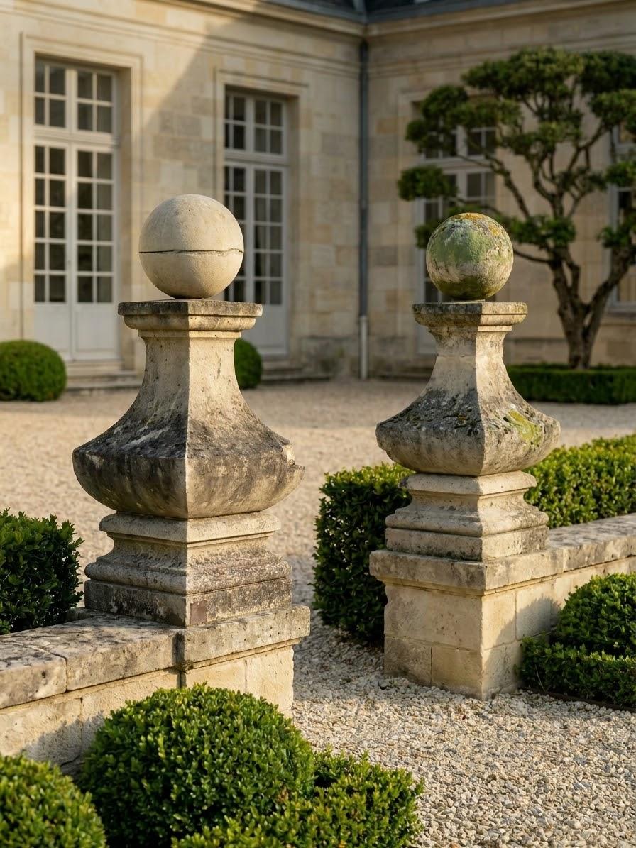 Paire de balustres
